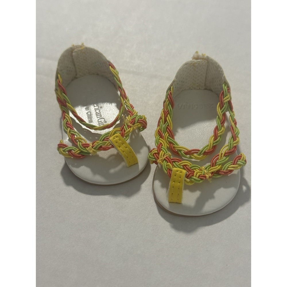 American Girl Doll Lea Clark 2016 Braided Sandals that match the Bahia Outfit